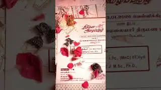 Wedding card shoot book 9943504948 #thirukovilur #tamilwedding #southindianwedding #photography