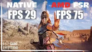 AMD FSR on the newest version of Horizon Zero Dawn