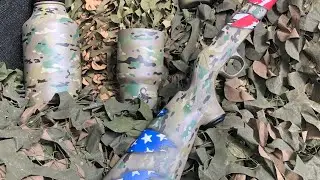 OCP Scorpion (Multicam) American Flag Duracoat paint job on a Marlin