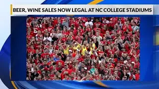 Beer, wine sales now legal at NC college stadiums