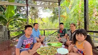 Bắt Ốc Đem Ra Chợ Bán Và Cùng Mẹ Thưởng Thức Món Ngon Từ Đồng Quê.NMT 