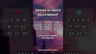 Future Spouse ke saath Relationship🥰🩷 | Hindi Tarot Reading #hinditarotreading #hinditarot