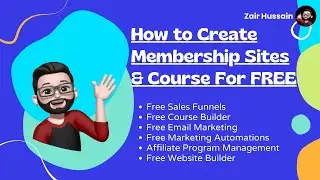 How to Create Courses & Membership Sites For Free - Systeme.io | 100% Free ClickFunnels Alternative