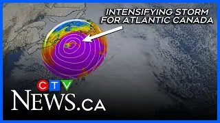 Maritimes clipped by ocean storm