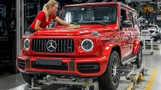 This is how Mercedes G-Wagon is made in the factory in Austria - SUV assembly line