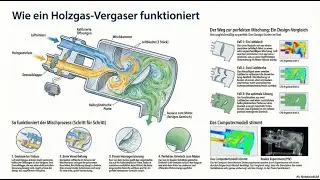 Mischer f&uuml;r Holzgas