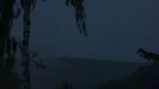 Real Time Rain with Thunder and Lightning - Ardennes - La Roche - Summer 2024 🇧🇪 Belgium