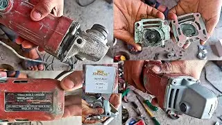 Ralli Wolf 35100 angle grinder machine repair , Gear box change ,  fitting details