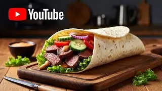 The most delicious beef wrap/Easy to cook