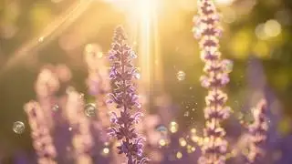 Piano Ambiance for Sleep ~ Soulful Healing Piano Sounds ~ Relaxing Lavender Sunset