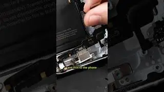 Как заменить разъём зарядки на iPhone 15 за 60 секунд! #ремонттелефона