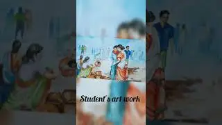 easy watercolor painting ideas|watercolor painting for beginners|watercolor figure composition#short
