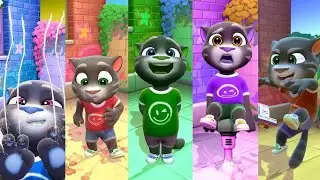 my talking tom funny colors gameplay|talking tom gold run gameplay|talking tom gold run in real life