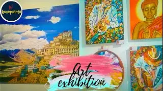 art exhibition in India | Navshri Arts #shorts #art #painting #exhibition #ideas #easy #drawing #1