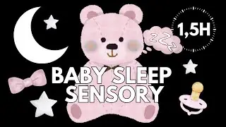 Baby Sleep Sensory 🌙 | Calm Night Visuals & Soft Lullaby Music | 1.5 Hour