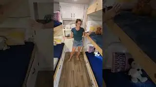 Bunkroom in this renovated RV #renovation