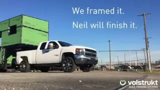 Volstrukt | Neil Tows His Tiny House Shell