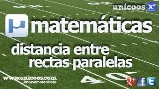 Distancia entre dos rectas paralelas SECUNDARIA (4ºESO) matematicas