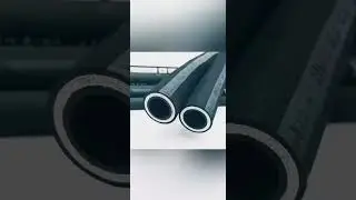 High performance hydraulic hose resistant to weather,oil,and abrasion.  #hydraulichoses # rubberhose