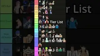 TIER LIST - Roblox Anime Adventures