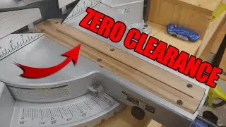 DIY Miter Saw Zero Clearance Insert