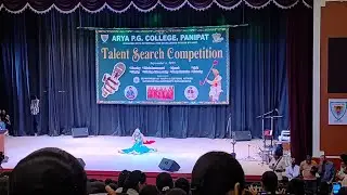 Talent show competition dance || Arya P.G College panipat | Haryanvi dance cover by Janvi sharma  