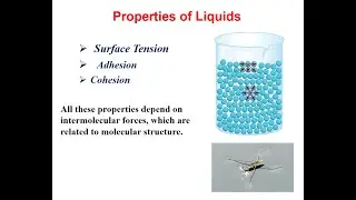 General Chemistry 2: State of Matter - Properties of Liquids (خصائص السوائل) Lecture 4