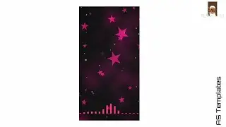 Starts⭐effect😻|| Template video||with pink light effect || Blackscreen template video for kinemaster