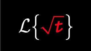 Laplace transform of sqrt(t), without using the gamma function