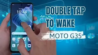 How to Turn On Double Tap to Wake on Moto G35