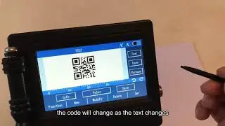 Instruction: To Print Bar Codes and QR Codes - Kobomach Inkjet Printer KB-960