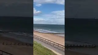 A windy morning on Aberdeen Beach