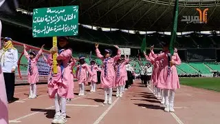 150 مدرسة في البصرة تشارك في المسيرة الكشفية لتدعيم المحبة والأخوة #المربد