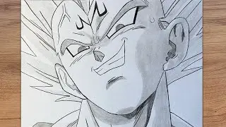 How to Draw Vegeta | Dragon ball Z Vegeta drawing step by step
