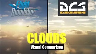 Fight Simulator VS DCS Cloud Visual Comparison