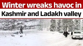 Cold spell in the Kashmir and Ladakh valleys, temperature dropped to 5.5 degrees in a single day