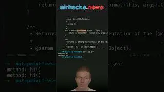 System.out.printf over formatted? #java #shorts #coding #airhacks