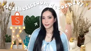 AESTHETIC SHOPEE ROOM DECOR HAUL (Affordable) | Philippines