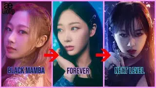 AESPA LINE DISTRIBUTION EVOLUTION (BLACK MAMBA + FOREVER + NEXT LEVEL)