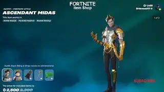 Ascendant Midas in the Item Shop