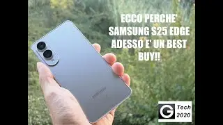 Samsung S25 Edge: a 600 best buy assoluto!!