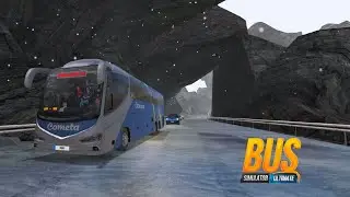 Snowy Slips Madness While Driving Bus | Heavy Driving Vs Icy Roads |Bus Simulator Ultimate | Ep #3 