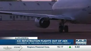 ICE repatriation flights out of AEX