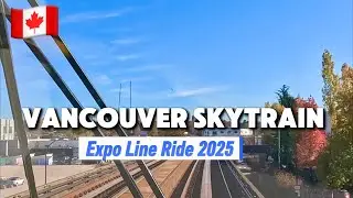 🇨🇦VANCOUVER SKYTRAIN Ride from Waterfront Station to Royal Oak Station @soundoffootsteps5800 