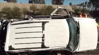 Driving Past Major CAR WRECK on Phoenix Freeway | 1-2-2014