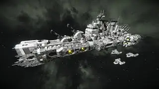 Space Engineers - Vanguard Battleship Showcase