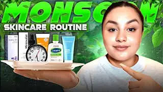 Bye Dull + Greasy Skin in Monsoon! Clear skin Monsoon Skincare Routine!