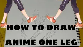 Easy way to draw anime leg clothes #video #anime