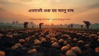আলু চাষের শুরু | জয়পুরহাটের মাঠে এক অপূর্ব দৃশ্য | Village Life Bangladesh (potatoFarming)