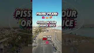 Phone Prank: Somebody pissed on your Orange Juice in the company refrigerator 🟠🍹😱🤣 #orangejuice